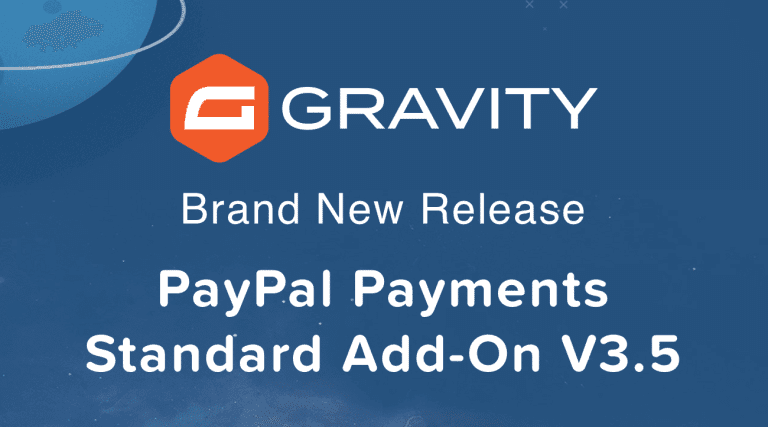 Gravity Forms PayPal Payments Standard Gravity Forms PayPal Payments Standard