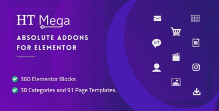 HT Mega Pro Addons para Elementor