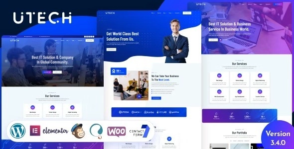 uTech – IT Solutions & Services WordPress Theme