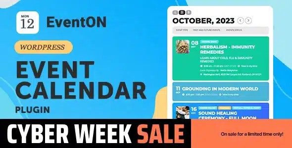 EventON - Plugin de WordPress para calendarios de eventos virtuales EventON - Plugin de WordPress para calendarios de eventos virtuales