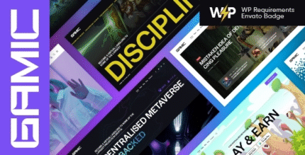 Gamic - Metaverso Juego y Crypto Gaming WordPress Tema