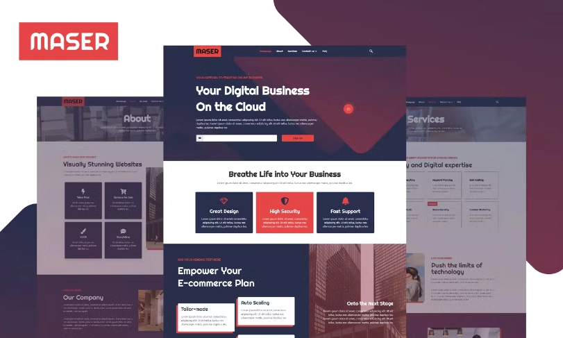 Maser – Web Design Agency Elementor Template Maser – Web Design Agency Elementor Template