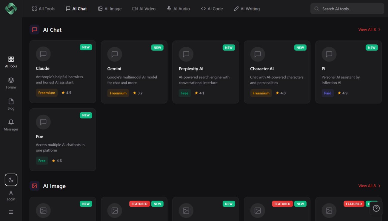 AI Tools Directory Theme