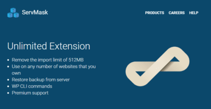 Extensión todo en uno WP Migration Unlimited