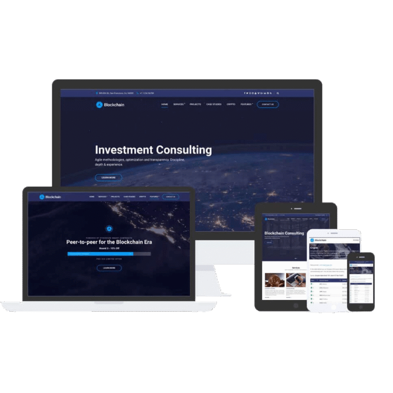 CSS Igniter Blockchain Tema de WordPress