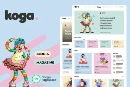Koga - Blog & Magazine WordPress Theme
