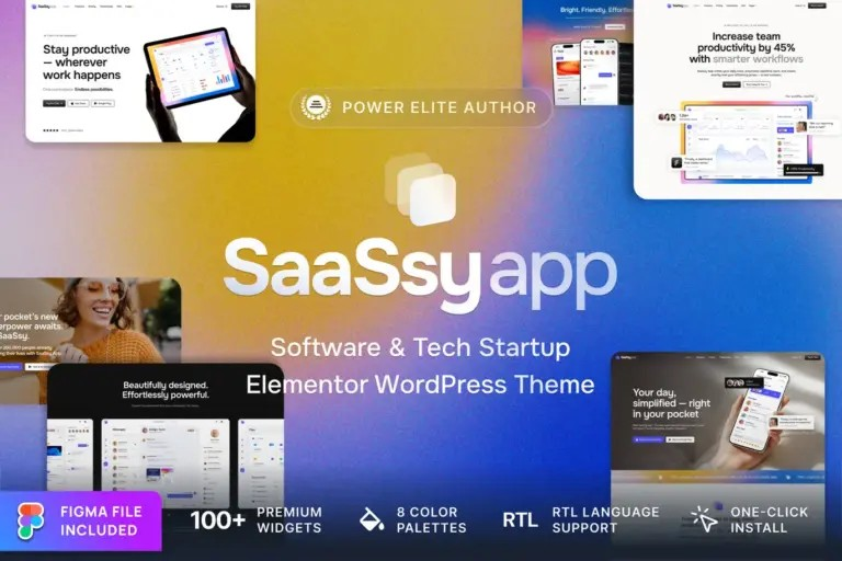 SaaSsy App - Software, SaaS & Tech Startup Theme