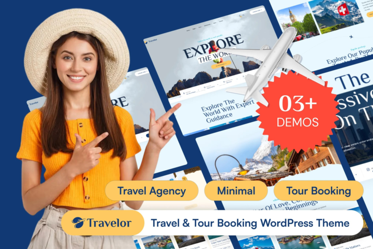 Travelor — Tema de WordPress para reservas de viajes y tours