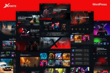 Xports – eSports and Gaming WordPress Theme