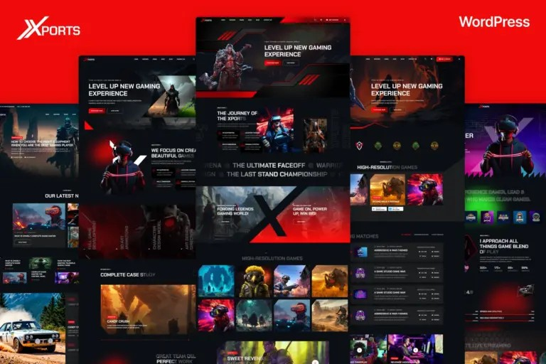 Xports - eSports y Gaming WordPress Tema